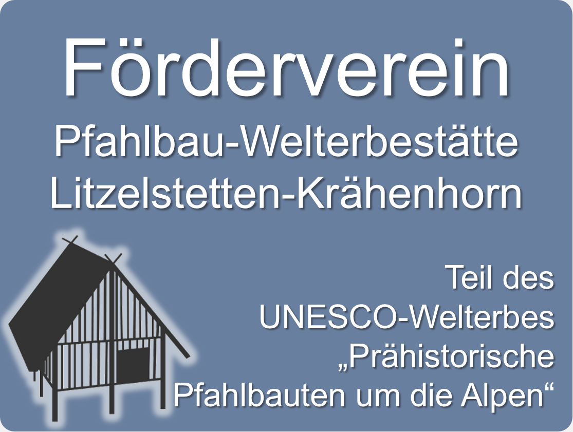 Logo des Fördervereins Pfahlbau-Welterbestätte Litzelstetten-Krähenhorn e.V.